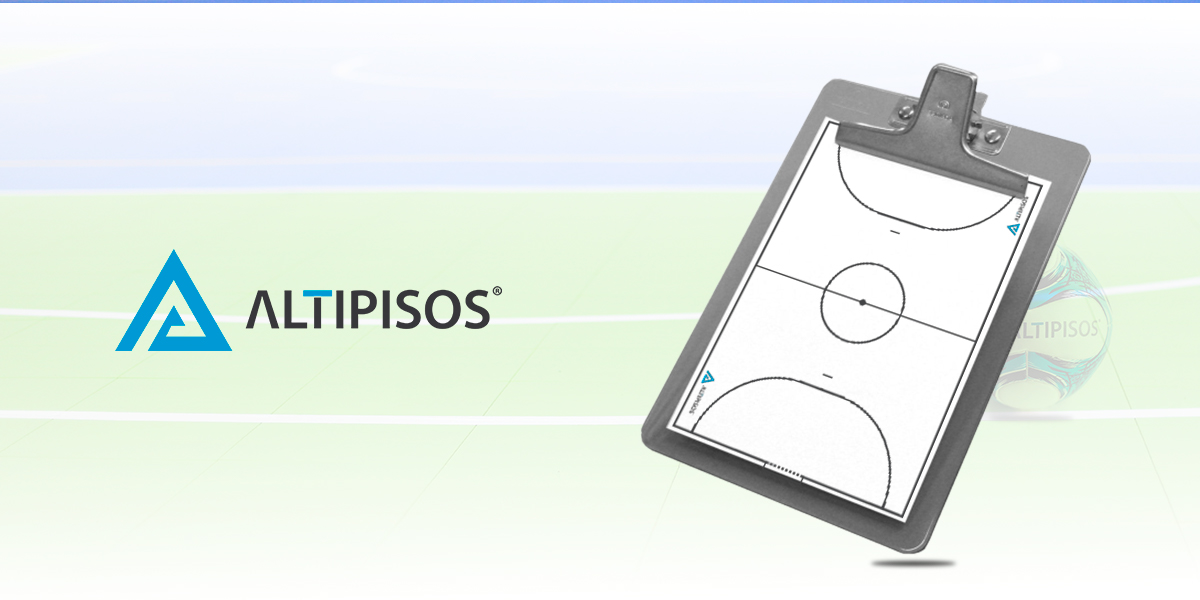 Desenho tático Futsal - Cinza